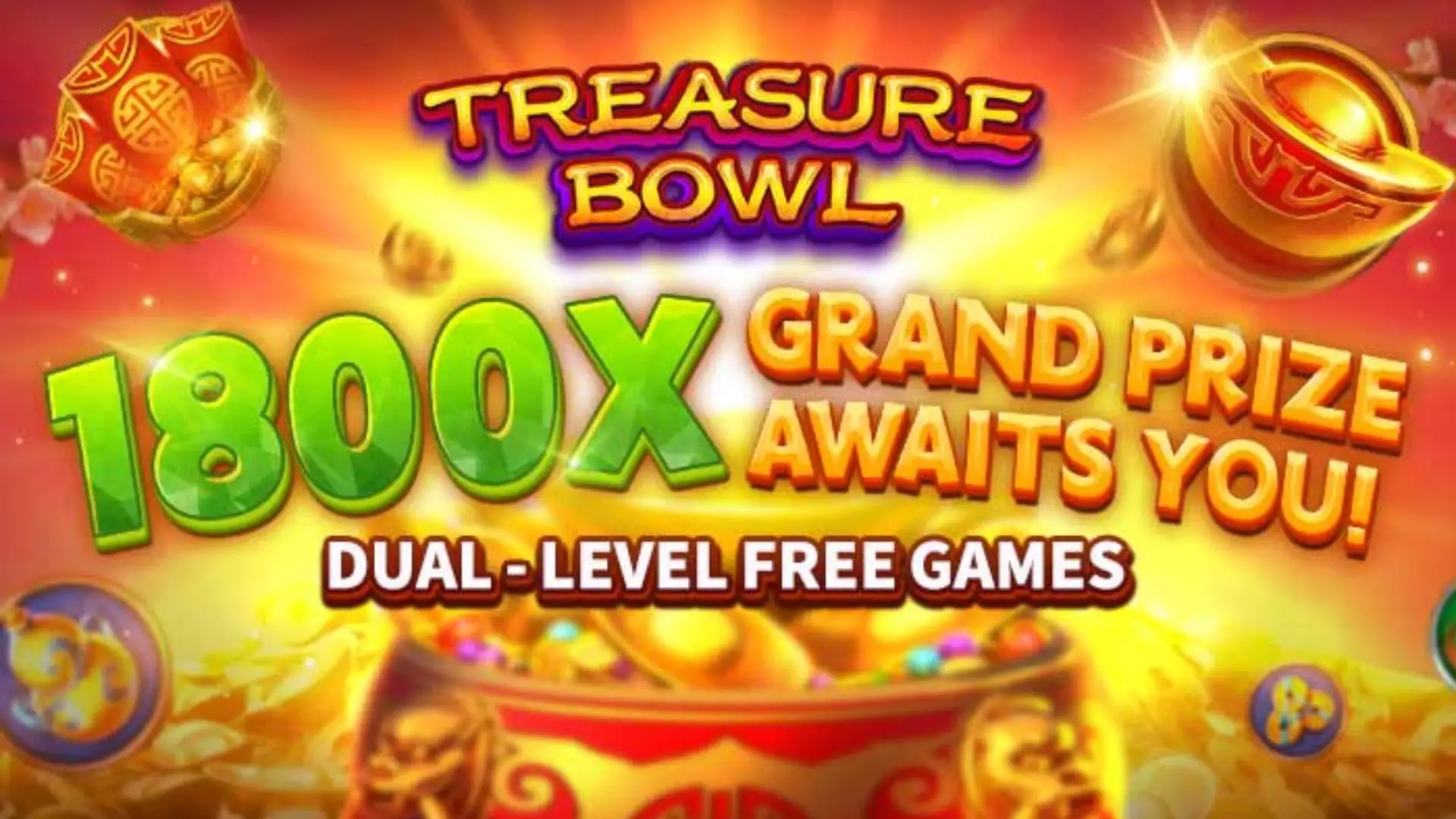 Multiplicadores Treasure Bowl solnbet - 7777x Máximo com Tigela Dourada